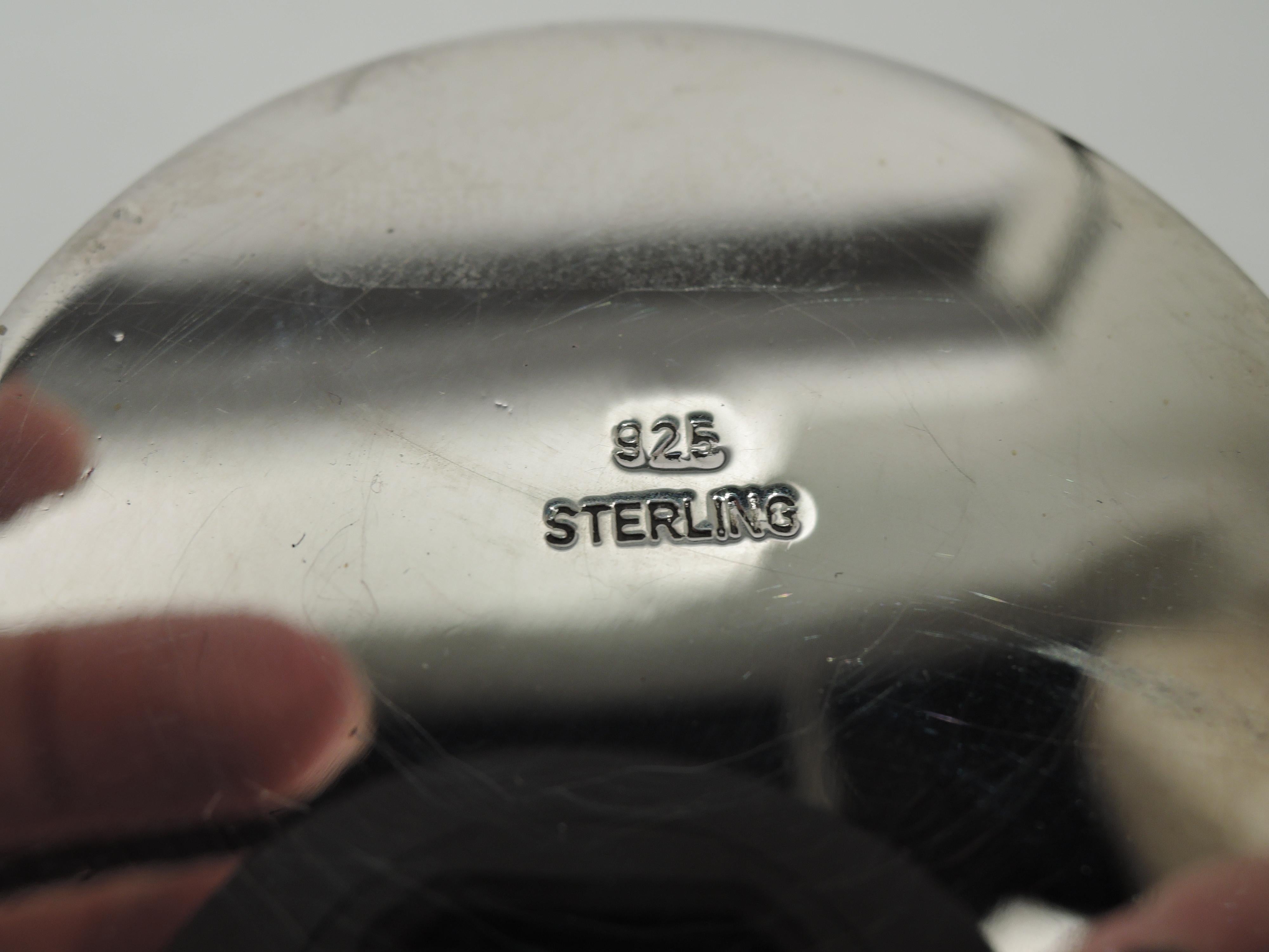 20th Century American Modern Sterling Silver Beehive Wine Beaker