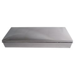 American Modern Sterling Silver Box by Ubaldo Vitali for Cartier