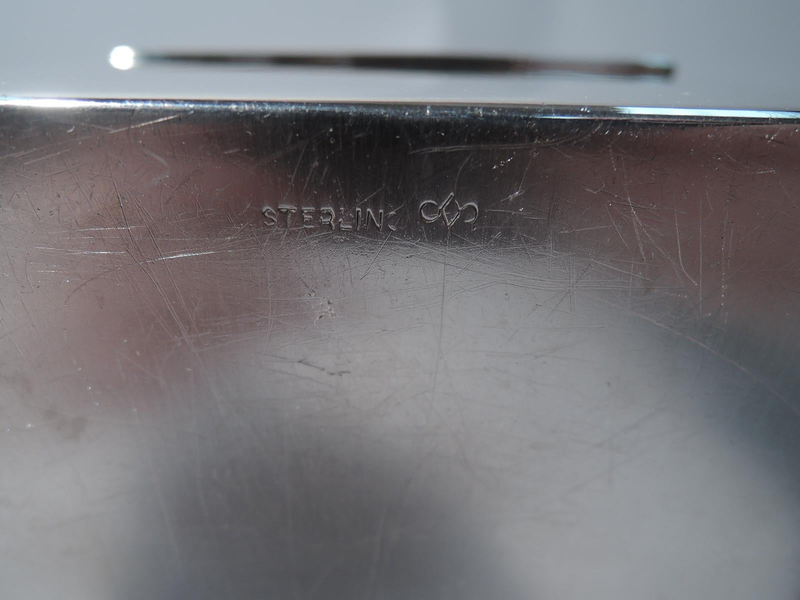 American Modern Sterling Silver Casket Box by Tiffany 2