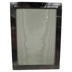American Modern Sterling Silver Picture Frame