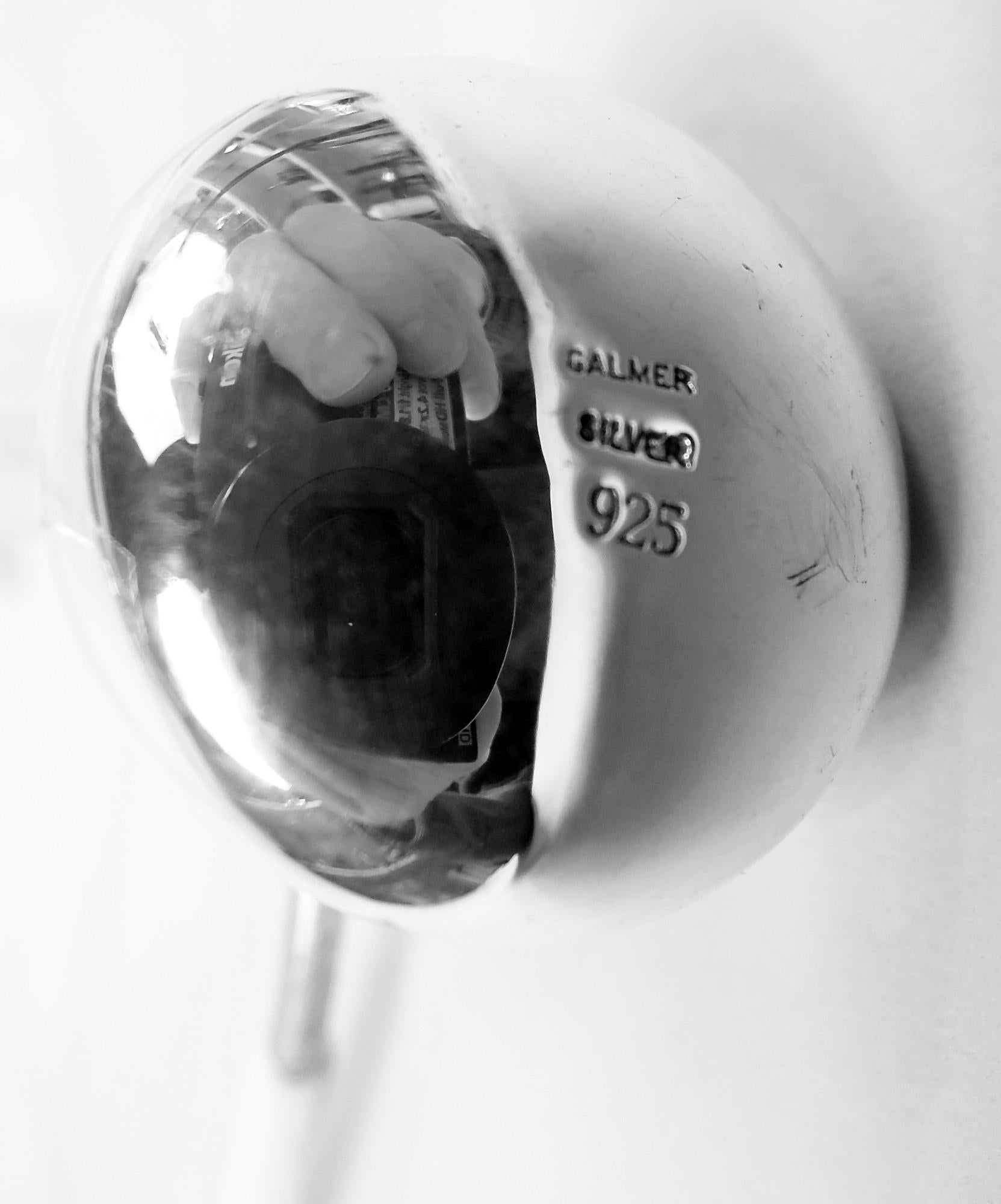 XXI secolo e contemporaneo American Modern Sterling Silver Racehorse Flask in vendita