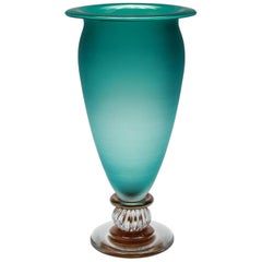 American Modern Studio Art Glass Vase American Modern Studio Art Glass Vase