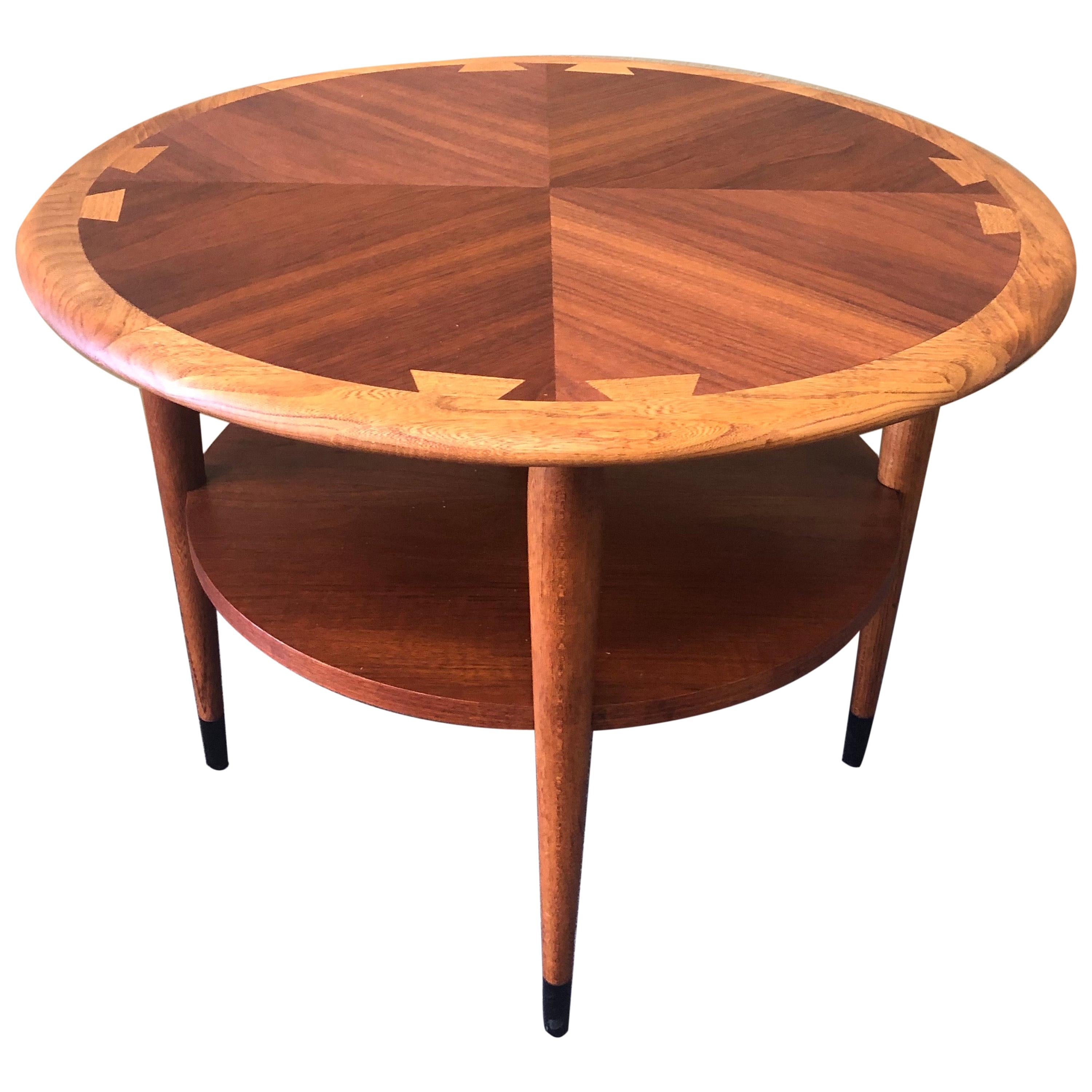 American Modern Walnut Coffee or Side Table "Acclaim" Series by Lane Furniture