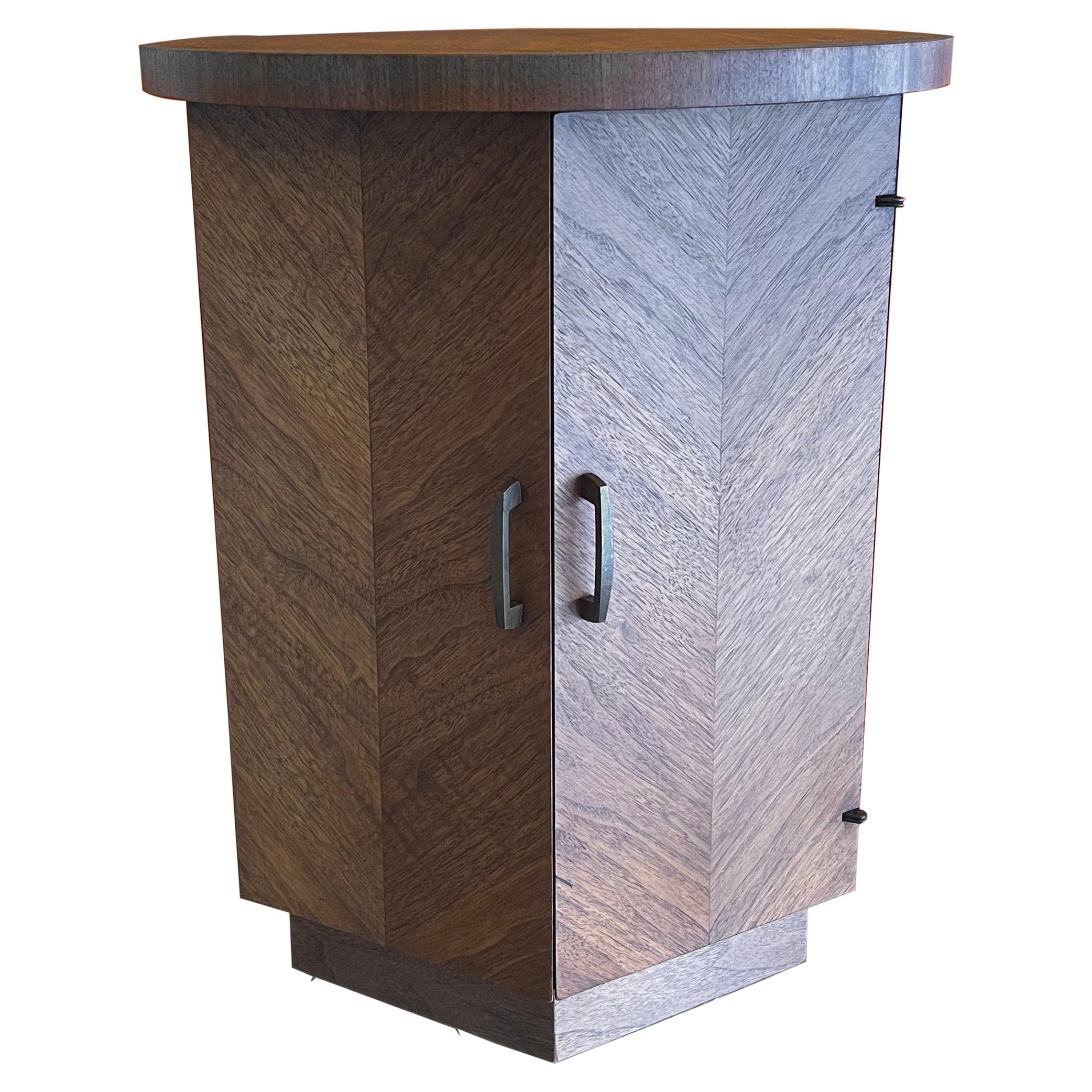 American Modern Walnut Side Table / Cabinet "Altavista" Series by Lane Furniture