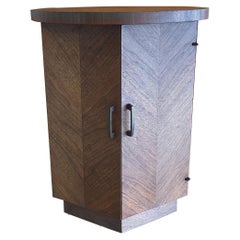 Vintage American Modern Walnut Side Table / Cabinet "Altavista" Series by Lane Furniture