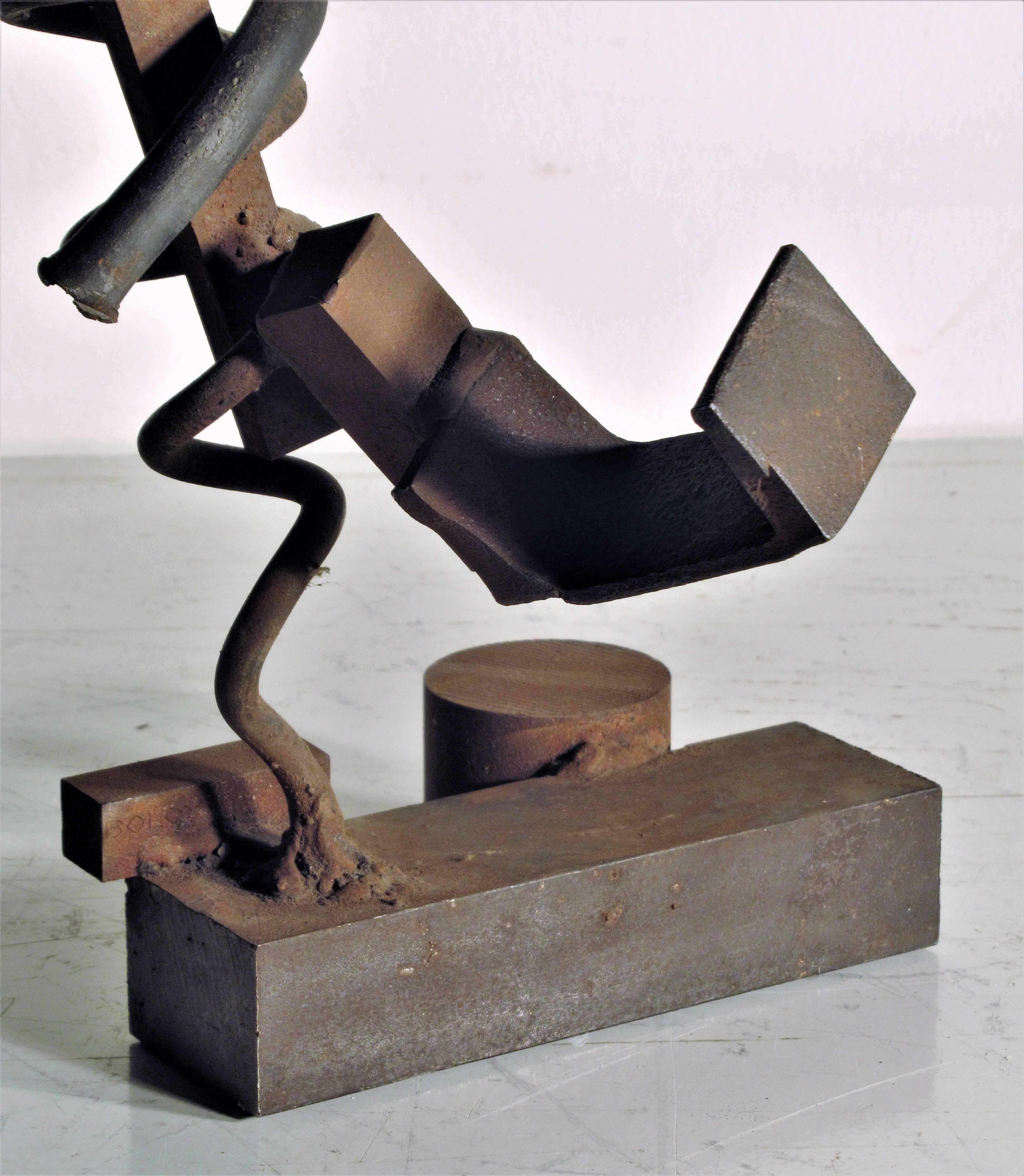   Steel Construction Sculpture by William Sellers In Excellent Condition In Rochester, NY