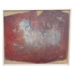 American Modernist Abstract Mixed Media Painting, Circa 1960 - 1970