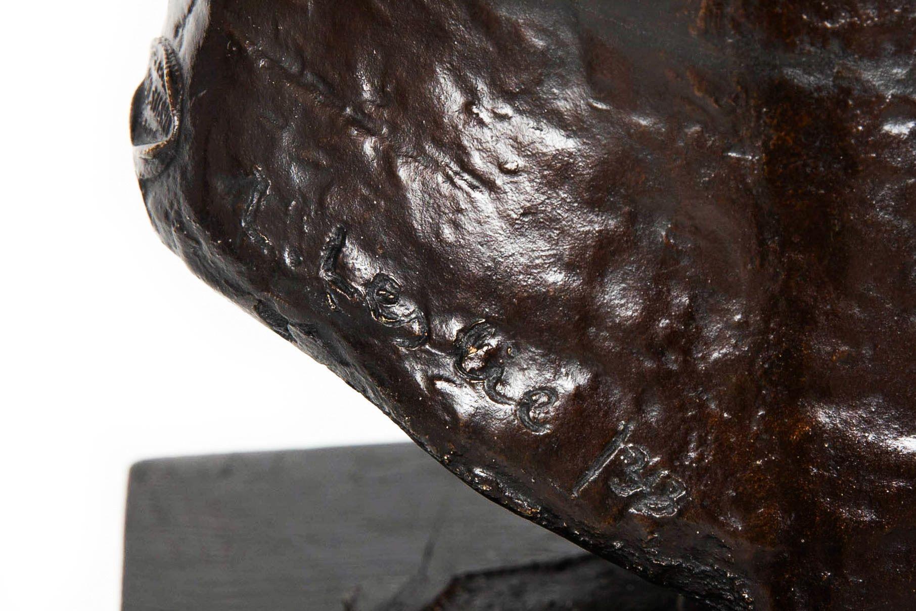 Scultura modernista americana Busto di uomo di Lucile Leslie Swan & Valsuani in vendita 8