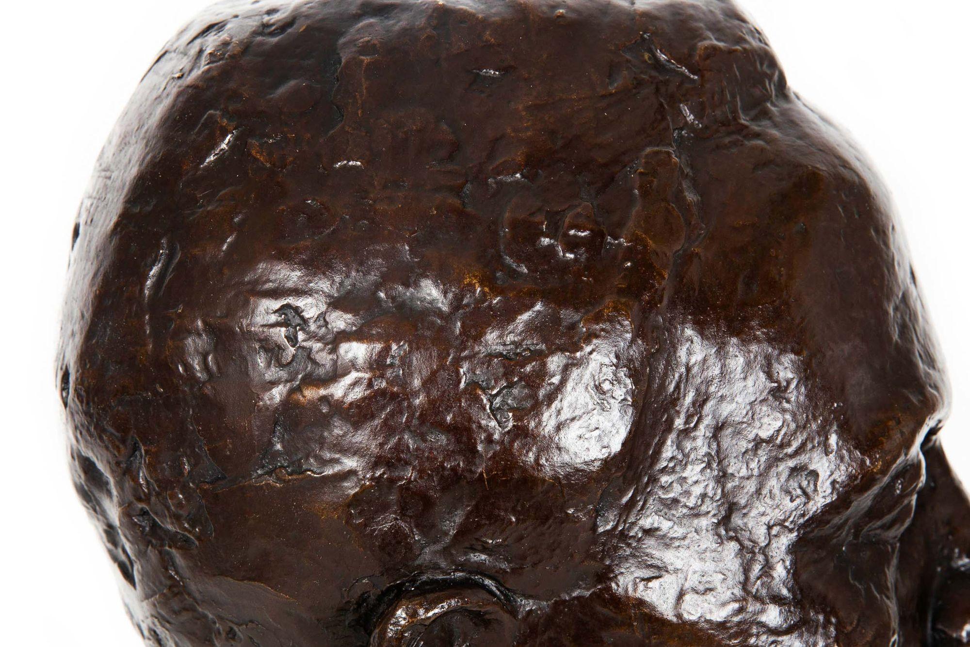 Scultura modernista americana Busto di uomo di Lucile Leslie Swan & Valsuani in vendita 10