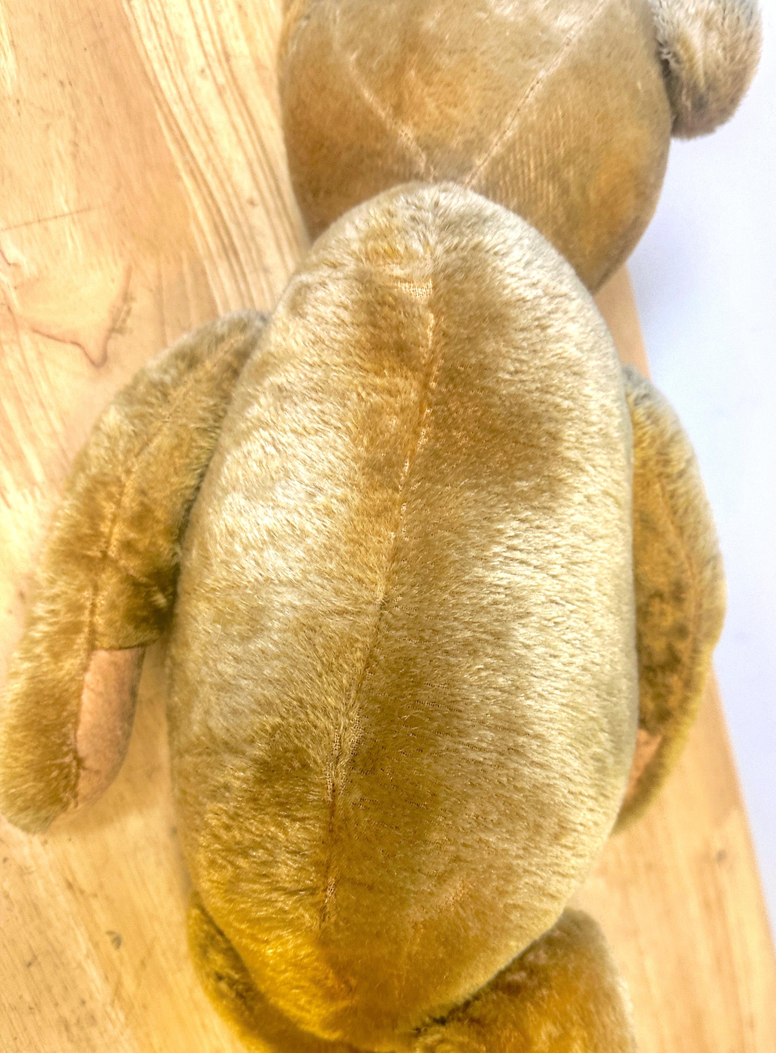 Amerikanischer Mohair & Stroh Teddybär mit Zapfennase, 'Franklin' im Angebot 4