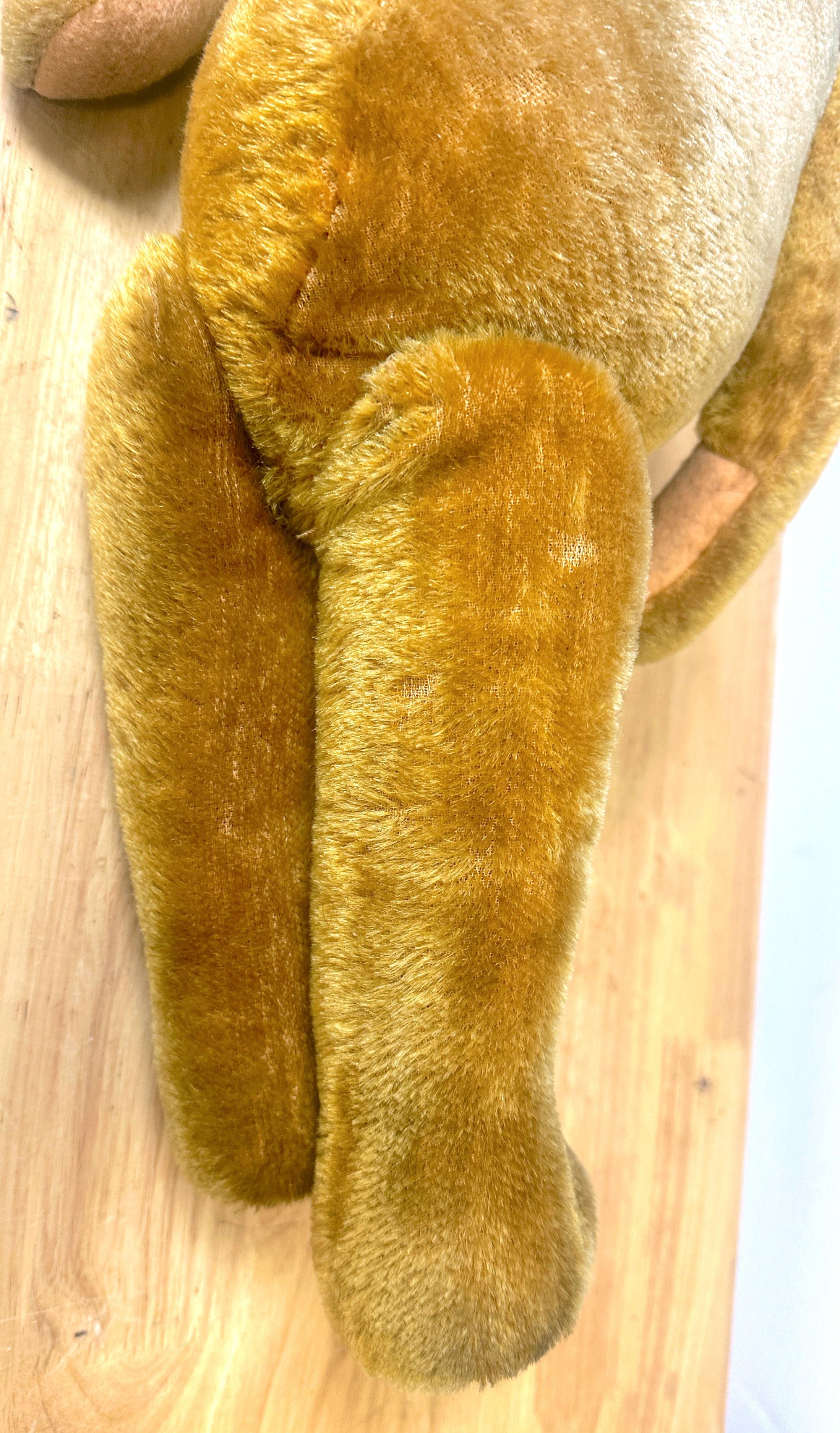 Amerikanischer Mohair & Stroh Teddybär mit Zapfennase, 'Franklin' im Angebot 5
