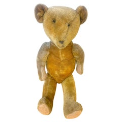 Antique American Mohair & Straw Jointed Cone Nose Teddy Bear, 'Franklin'