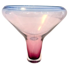 Vaso “Gass” americano soffiato a bocca, firmato e datato da Laurie Thal