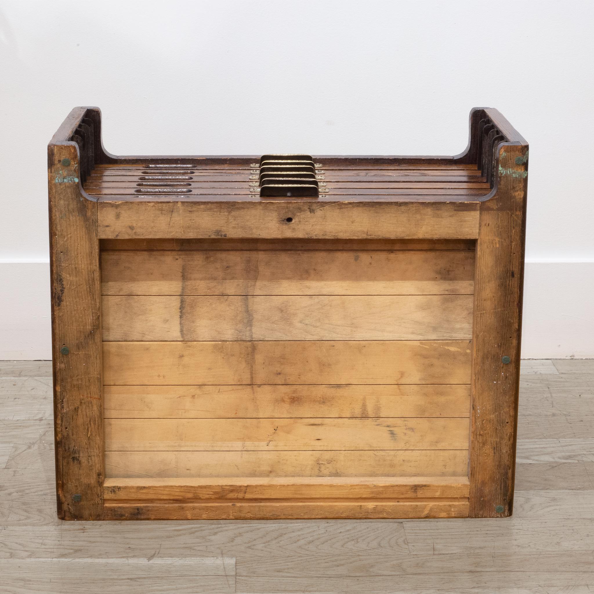 20th Century American Multigraph Sales Co. Printer's Typeset Cabinet, c.1920-1930