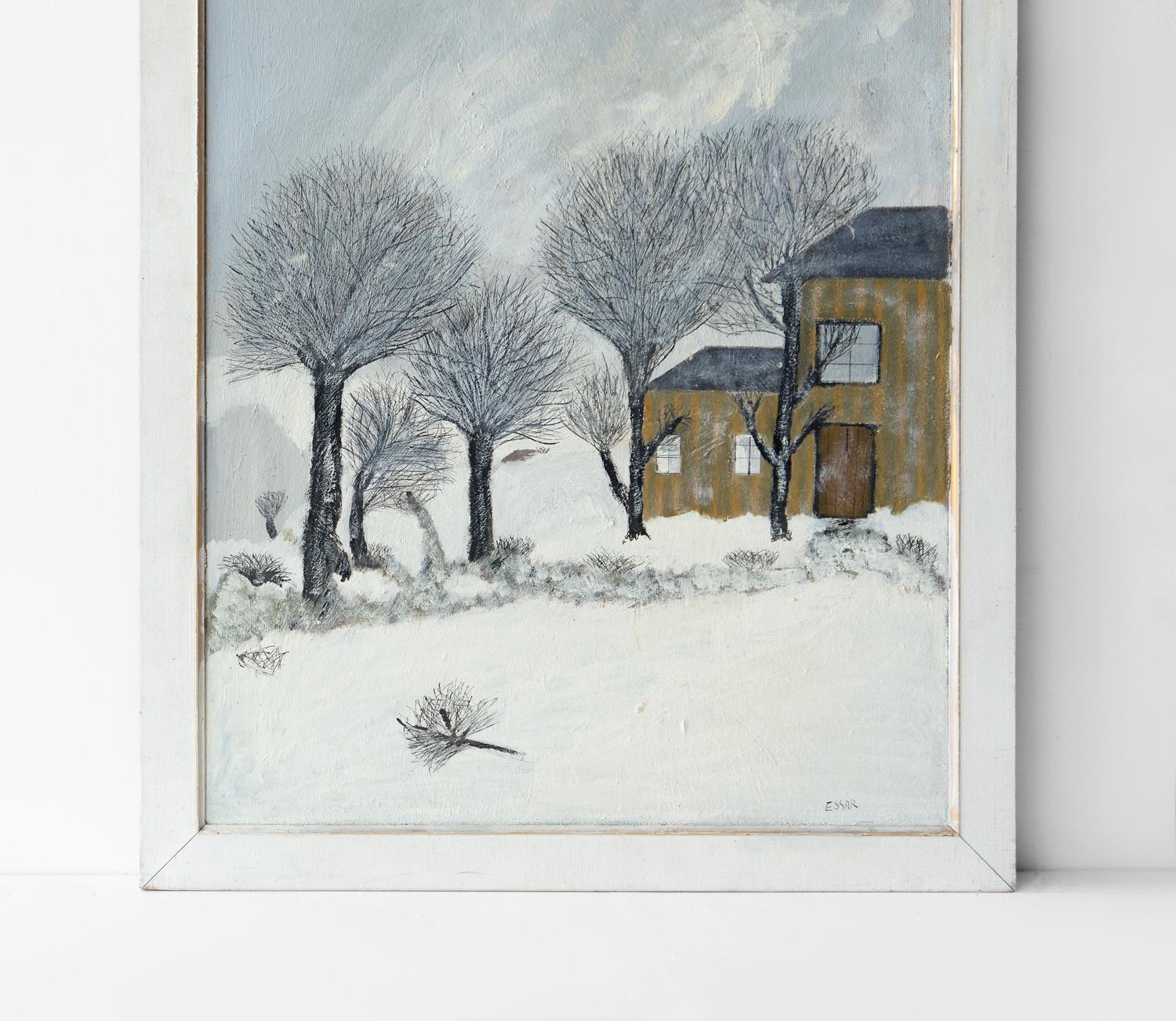 paesaggi invernali naif