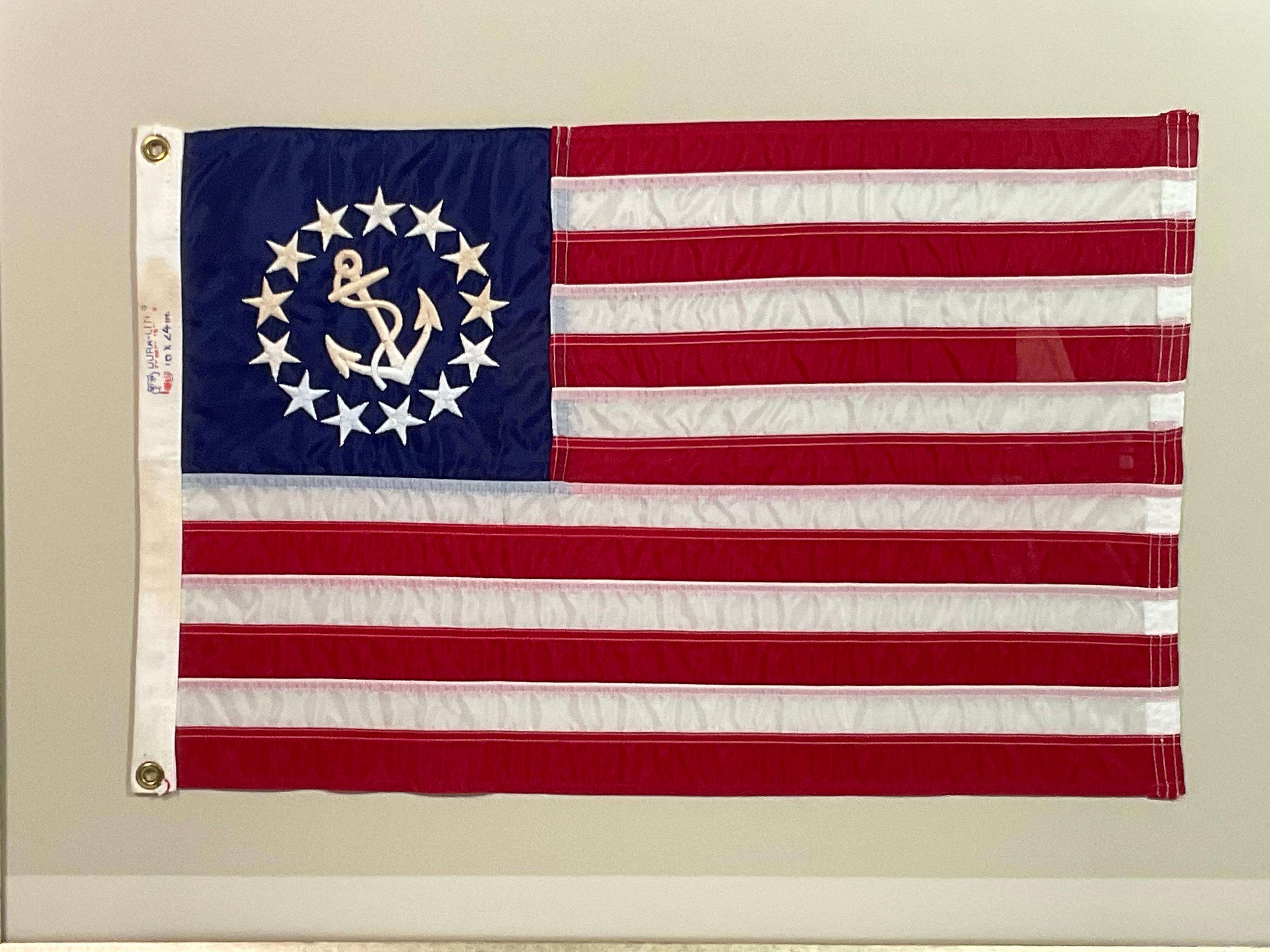Bandera Náutica Americana Yacht Ensign mediados del siglo XX en venta