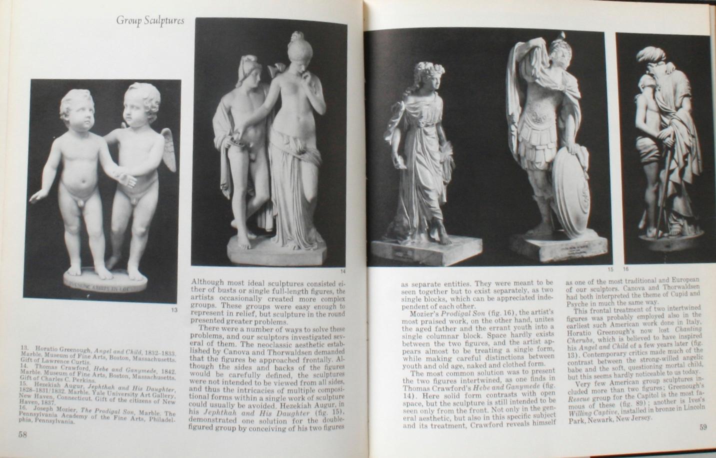 Amerikanische neoklassizistische Skulptur der amerikanischen Wiedergeburt: Die Wiederbelebung des Marmors, 1. Auflage (20. Jahrhundert) im Angebot