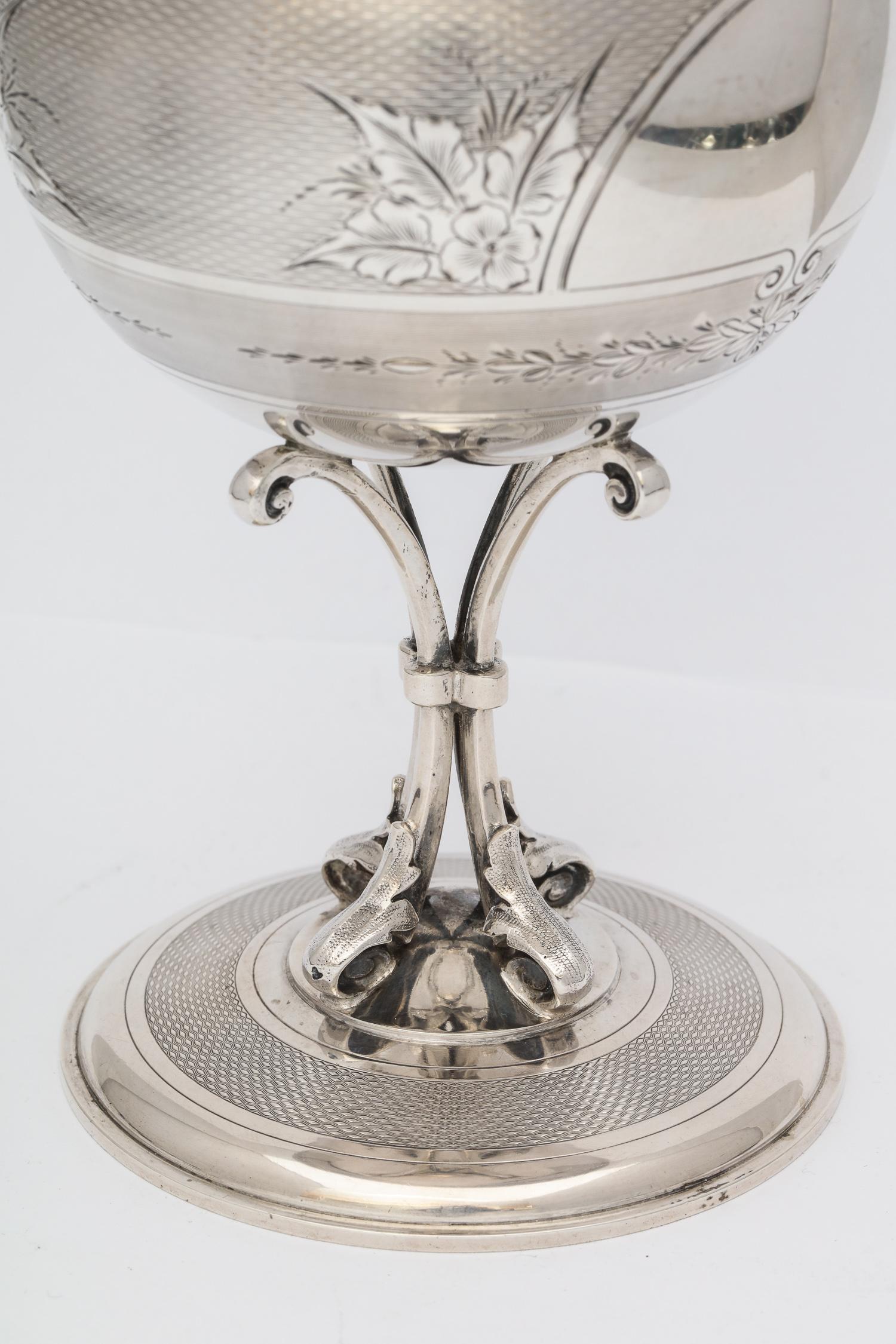 American, Neoclassical Coin Silver Vase by Gorham 2