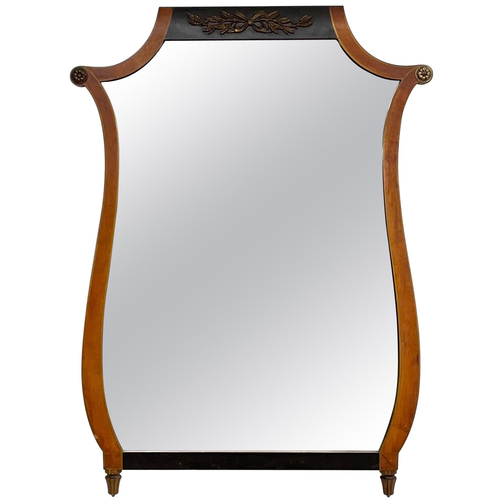 1940s American Neoclassical Wall Mirror by Landstrom Furniture