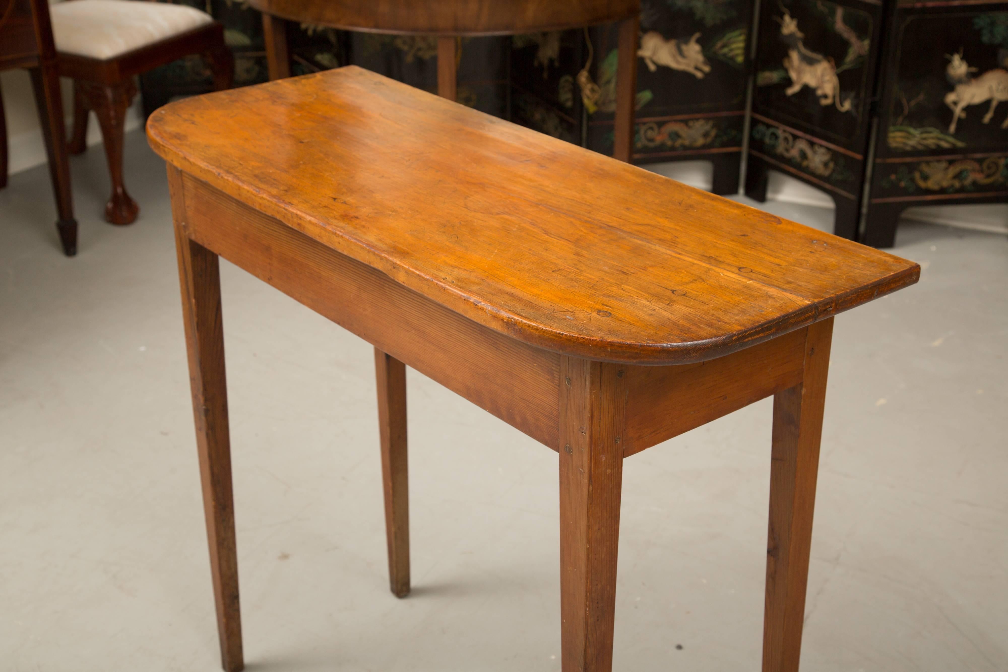 19th Century American New England Console Table