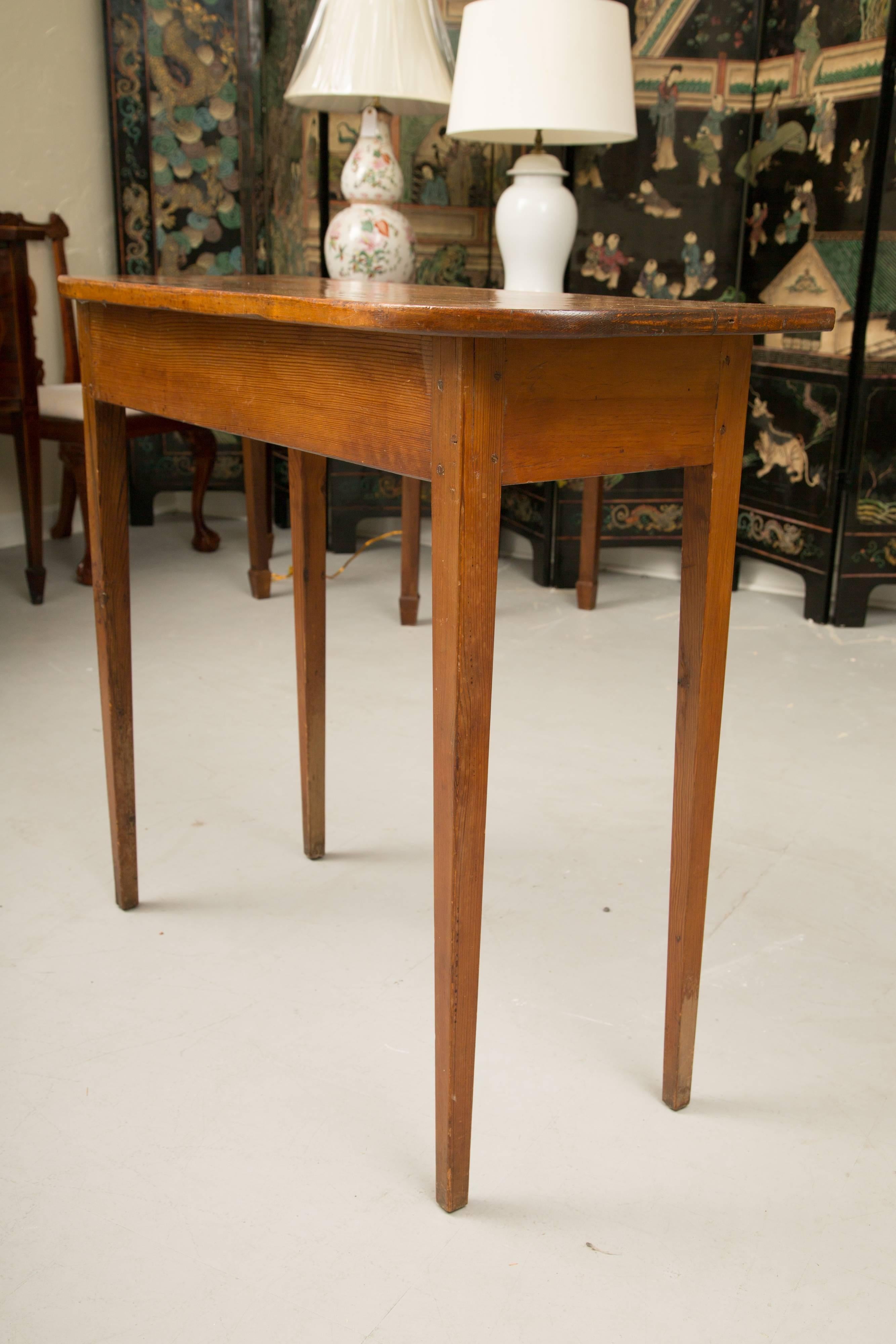 Wood American New England Console Table