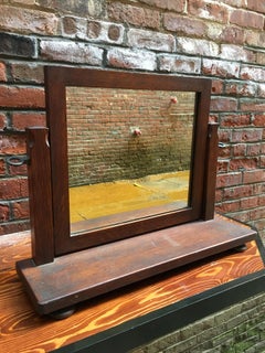 American Oak Arts & Crafts Dresser Mirror