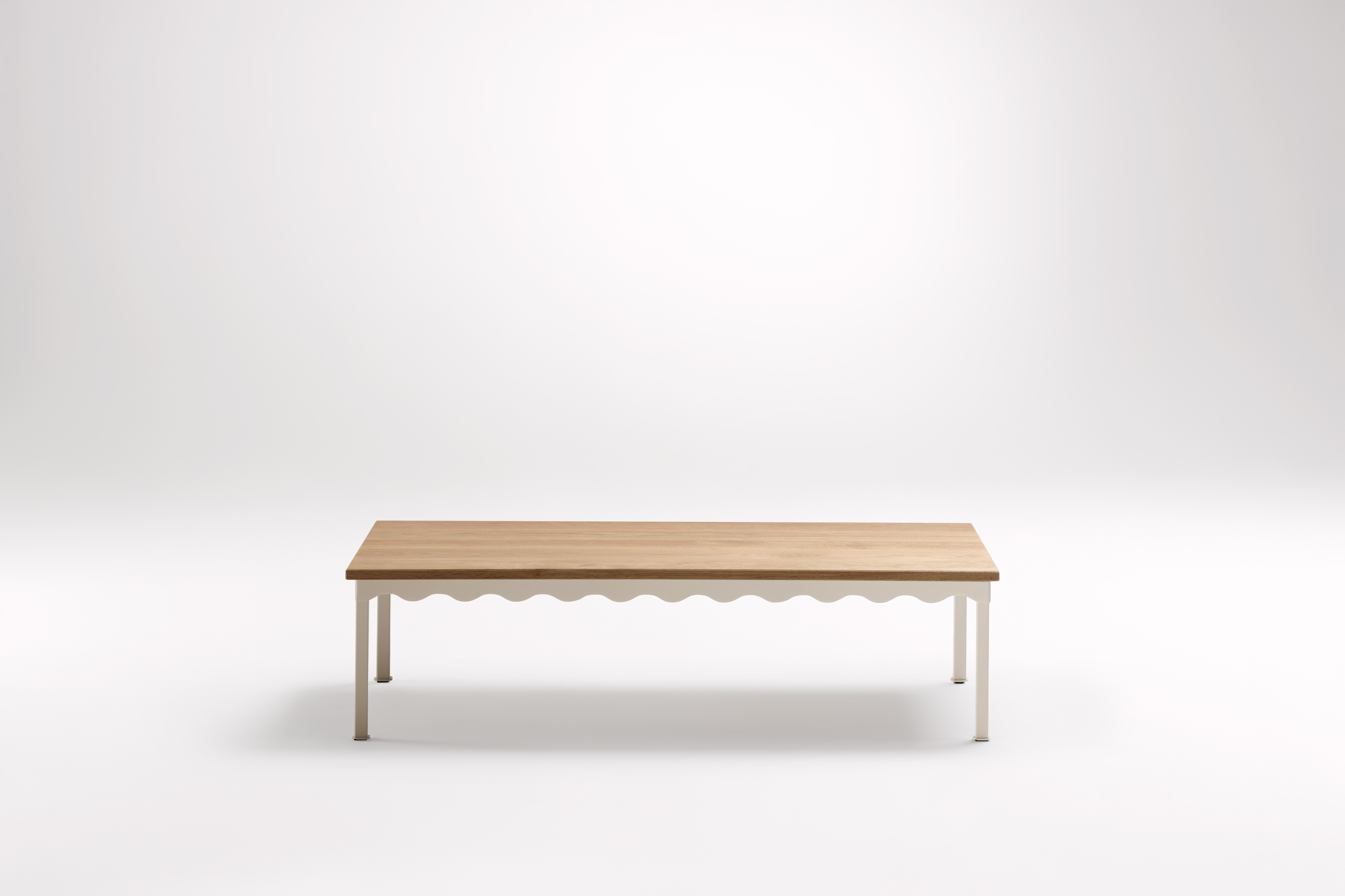 American Oak Bellini Coffee Table by Coco Flip
Dimensions: D 126 x W 66 x H 32 cm
Materials: Timber / Stone tops, Powder-coated steel frame. 
Weight: 20kg
Frame Finishes: Textura Paperbark.

Coco Flip is a Melbourne based furniture and lighting