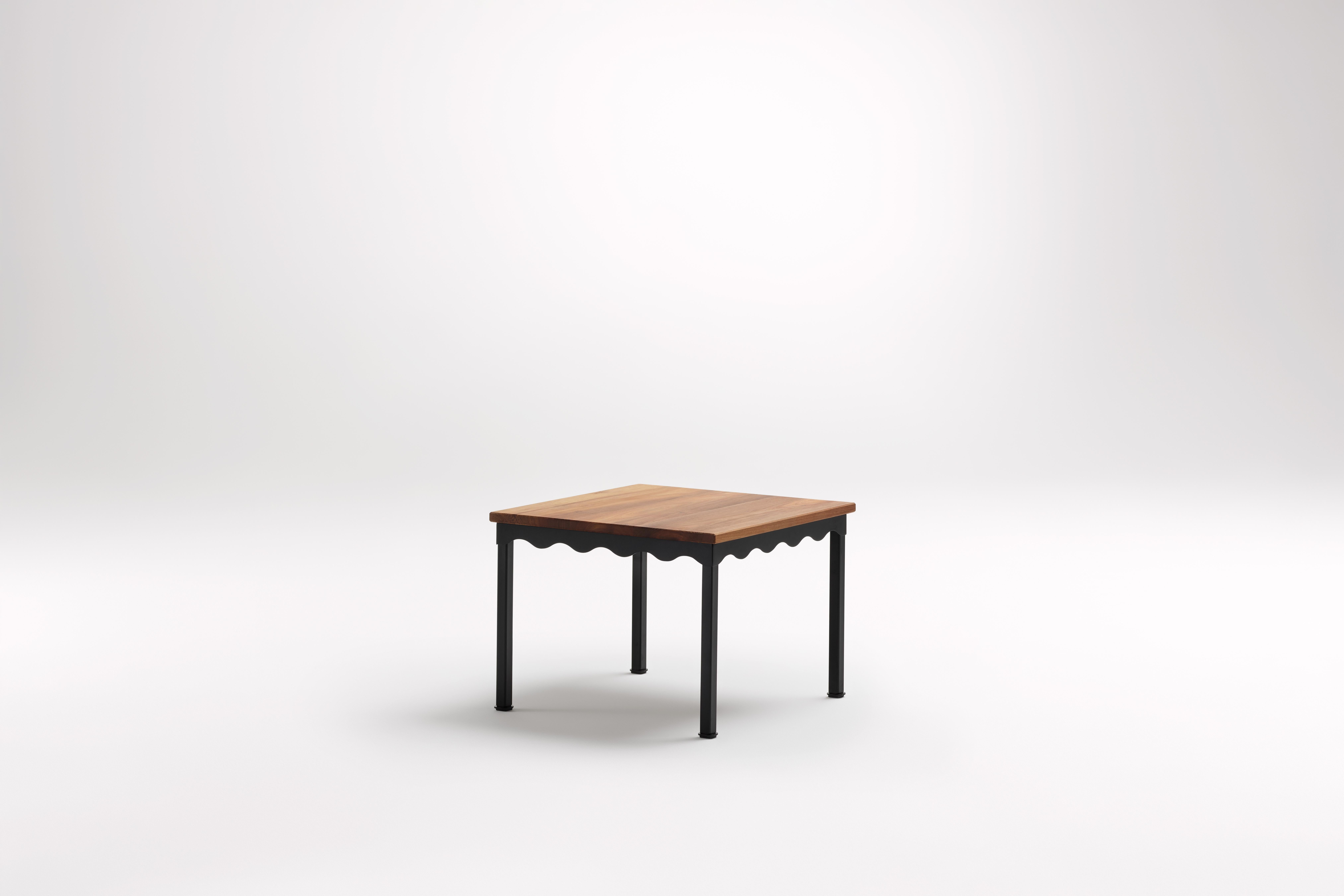 American Oak Bellini Low Stool by Coco Flip In New Condition For Sale In Geneve, CH