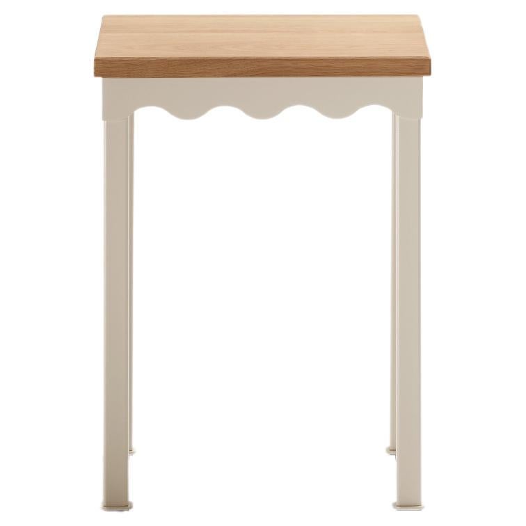 American Oak Bellini Low Stool by Coco Flip For Sale