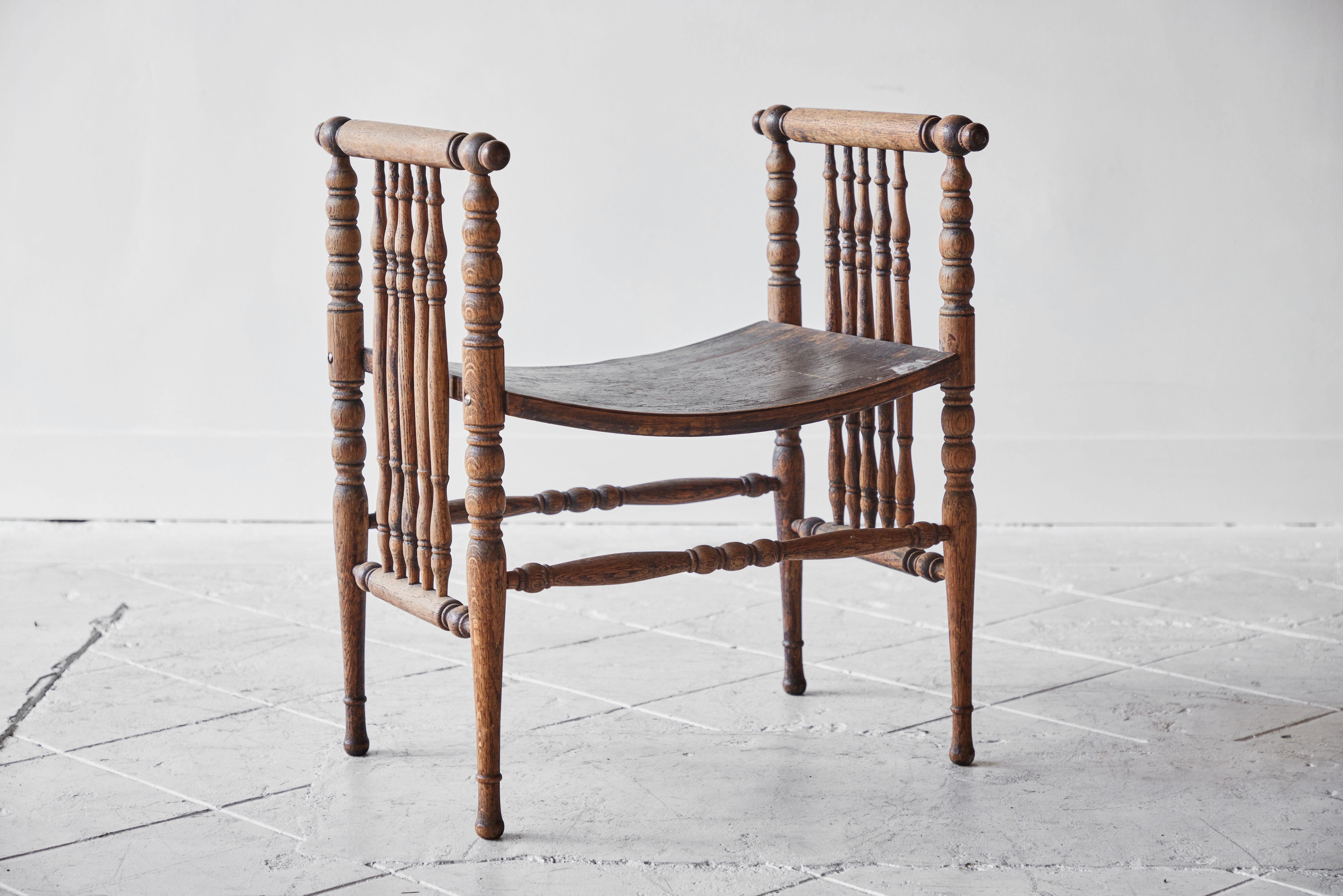 Antique bustle chair best sale