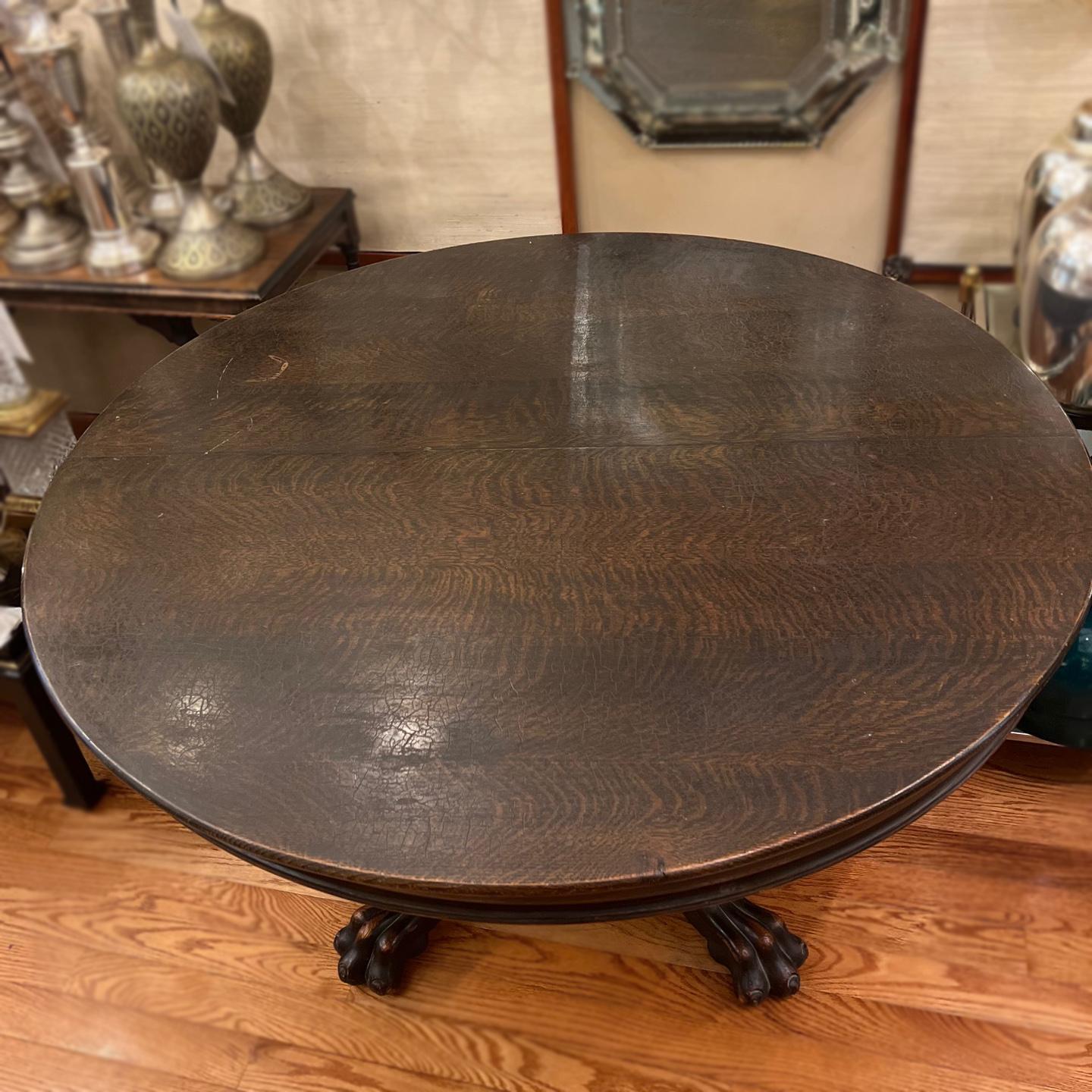 American Oak Dining Table For Sale 3
