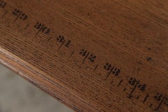 American Oak Folding Cutting/Work Table