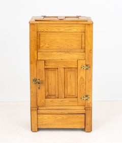 American Oak Ice Box Chest