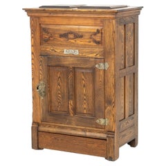 American Oak Ice Box Chest