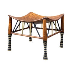 American Oak Thebes Stool