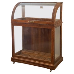 American Oak Walking Stick / Golf Club / Umbrella Dislay Case circa 1900