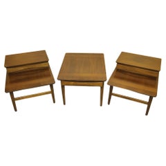 American of Martinsville 2 End Tables and 1 Side Table/Coffee Table
