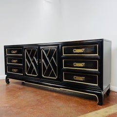 American of Martinsville Chinese Chippendale Dresser