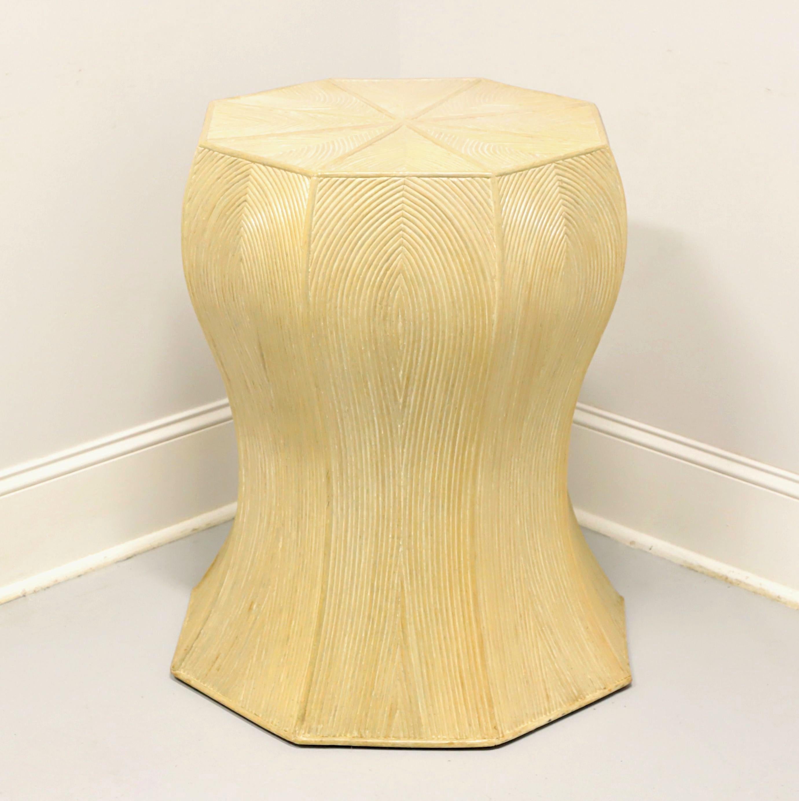 AMERICAN OF MARTINSVILLE Contemporary Coastal Swirl Pedestal Dining Table Base 1