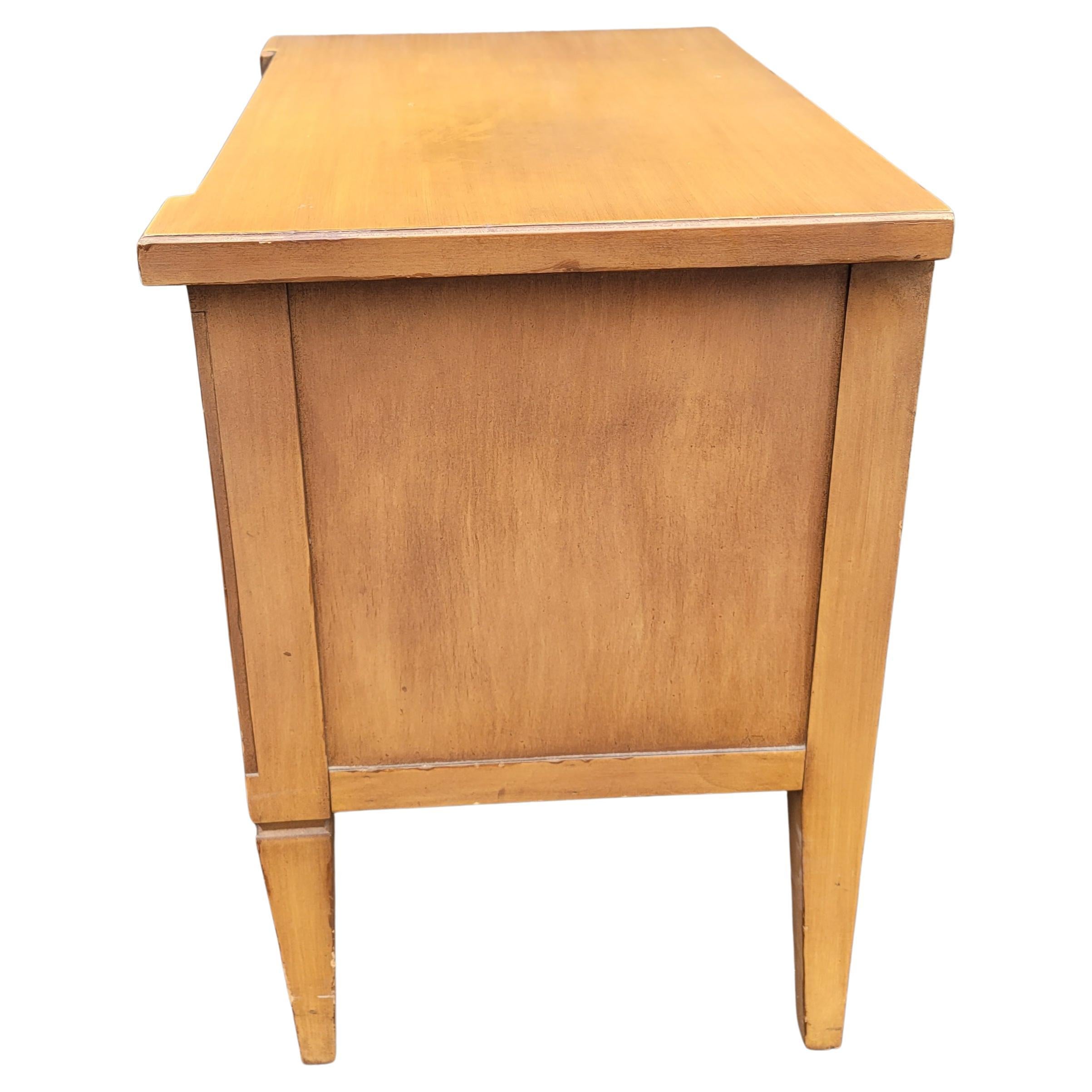 Woodwork American of Martinsville Fruitwood Bedside Table Nightstands For Sale