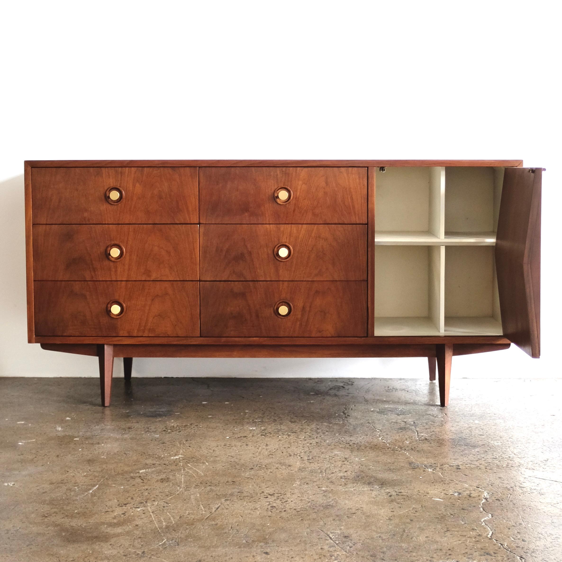 American of Martinsville Harlequin Dresser Designed by Merton Gershun 2