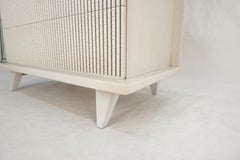 American of Martinsville Light Grey 5 Drawers Mid Century Modern Dresser MINT!