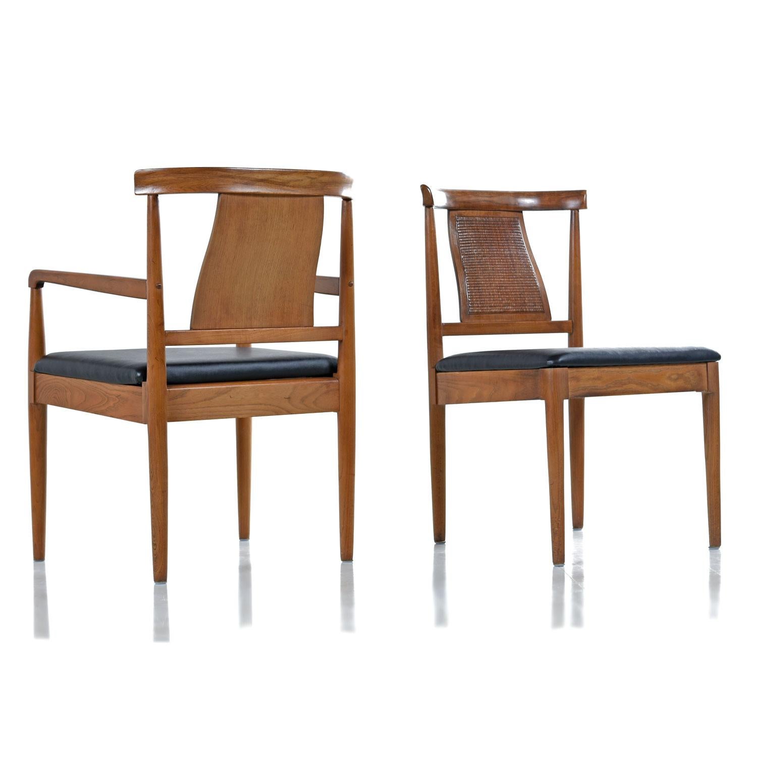 American of Martinsville is one of the most beloved makers of the Mid-Century Modern period in America. One look at these chairs and you can easily see why. American of Martinsville used only the finest selections of old growth wood to create their