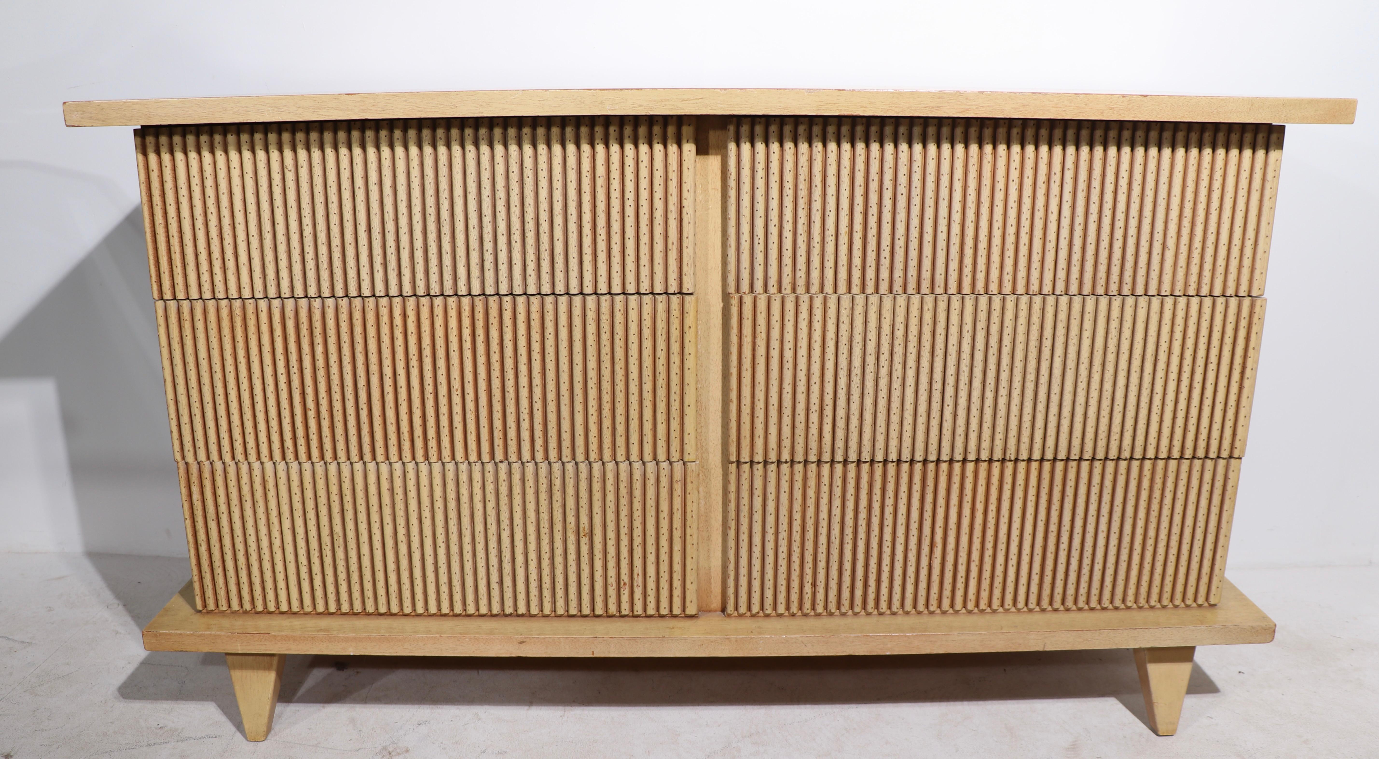 Mid-Century Modern American of Martinsville Merton Gershun Bali-Hi Dresser, ca. 1950’s For Sale