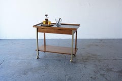 American of Martinsville Mid-Century Modern Bar Cart or Serving Cart