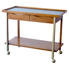 American of Martinsville Mid-Century Modern Bar Cart or Serving Cart