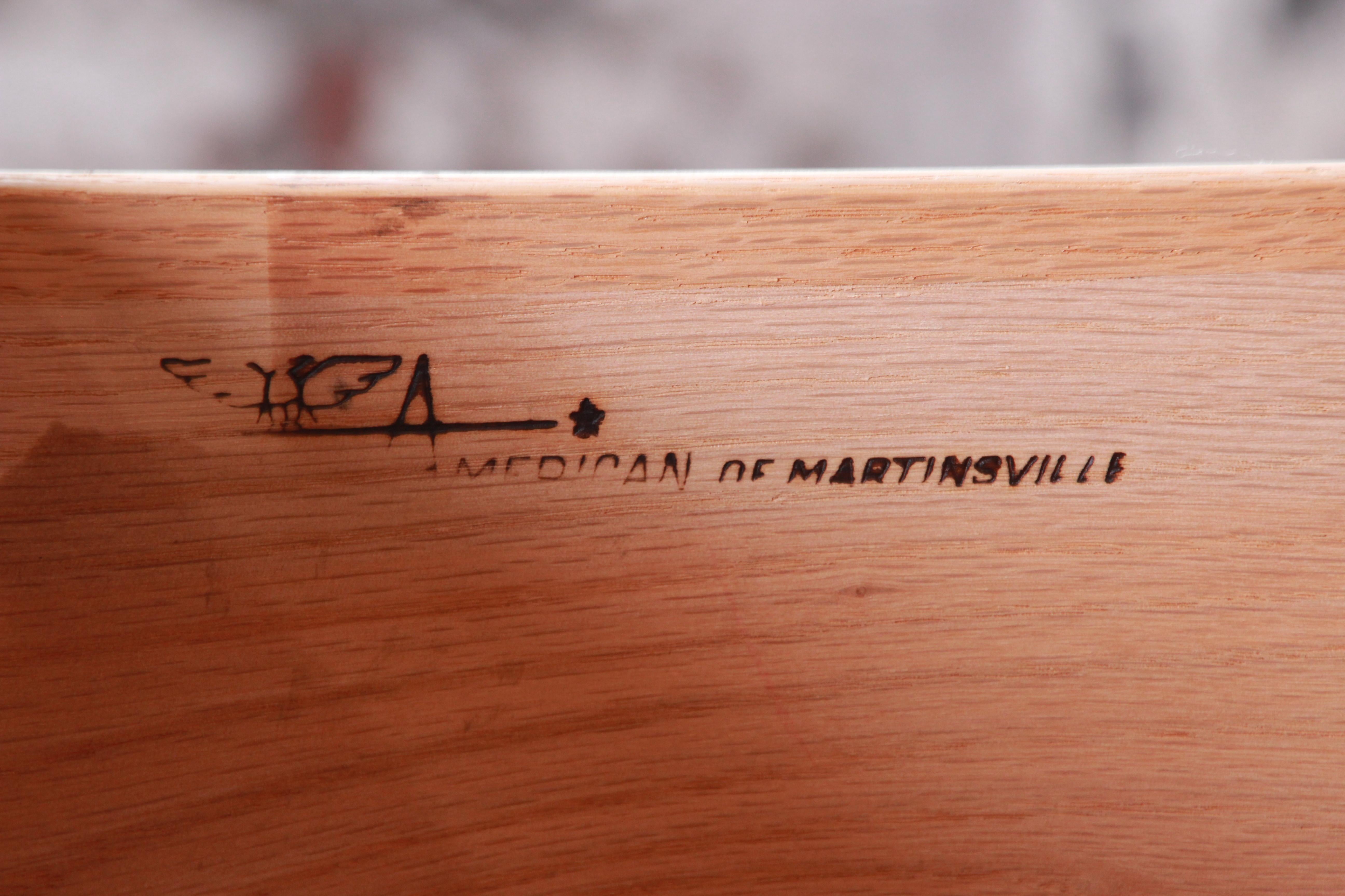 American of Martinsville Mid-Century Modern Walnut Gentleman's Chest 8