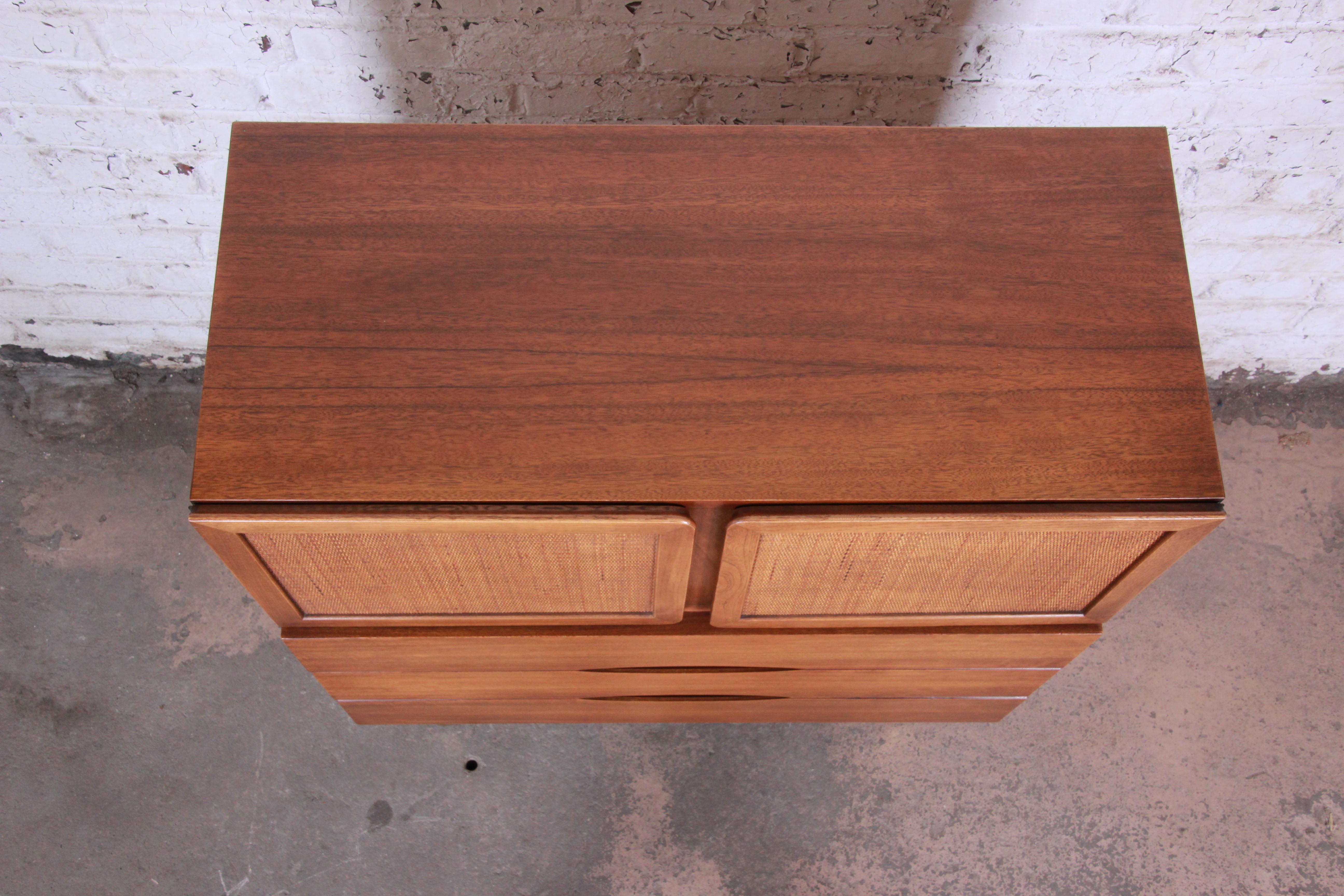 American of Martinsville Mid-Century Modern Walnut Gentleman's Chest 3