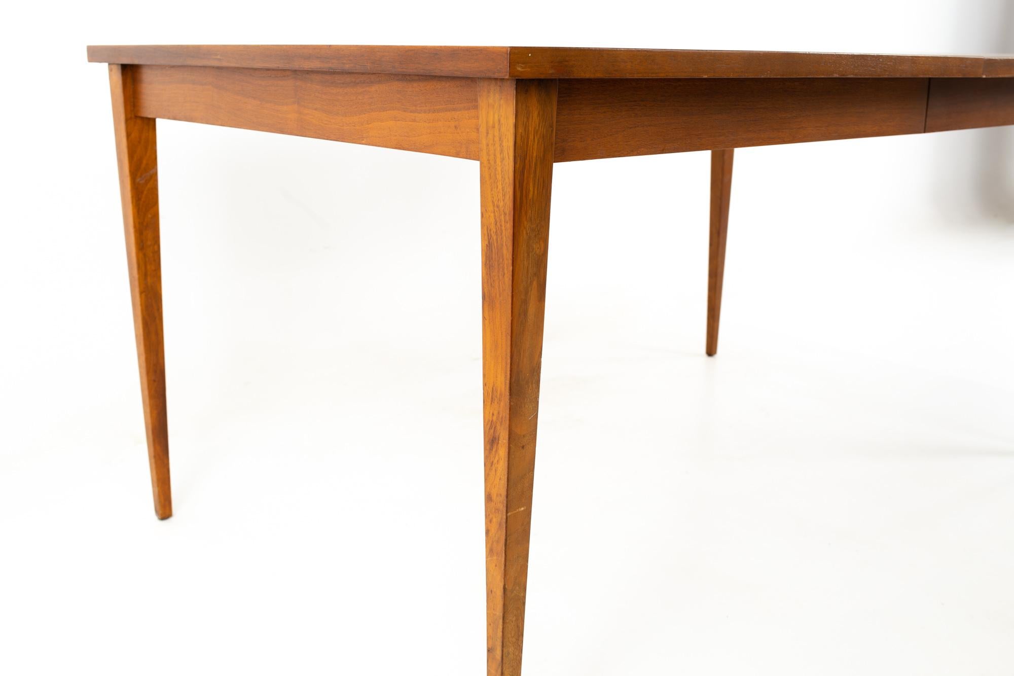 mid century modern dining table for 10