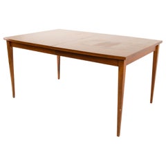 American of Martinsville Mid Century Walnut 10 Person Dining Table